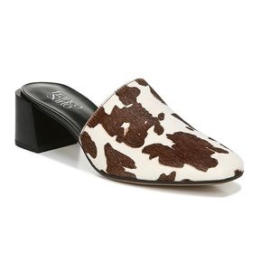FRANCO SARTO NEO COWPRINT MULES, 7